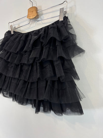 ZARA. Falda negra tull T.xs