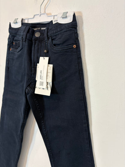 ZARA. Denim slim elastico azul. T 6 años