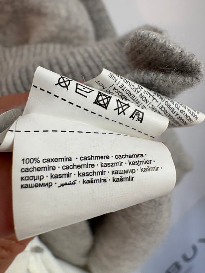 PARFOIS. Gray cashmere V-neck sweater. TM