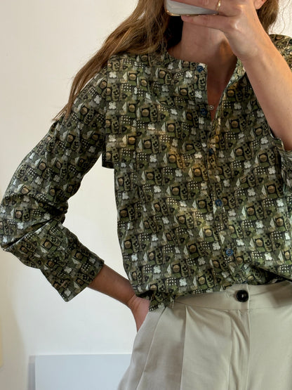 JOSEPHINE. Blusa estampada verdes