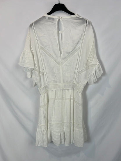 IRO. White dress with details, size 38