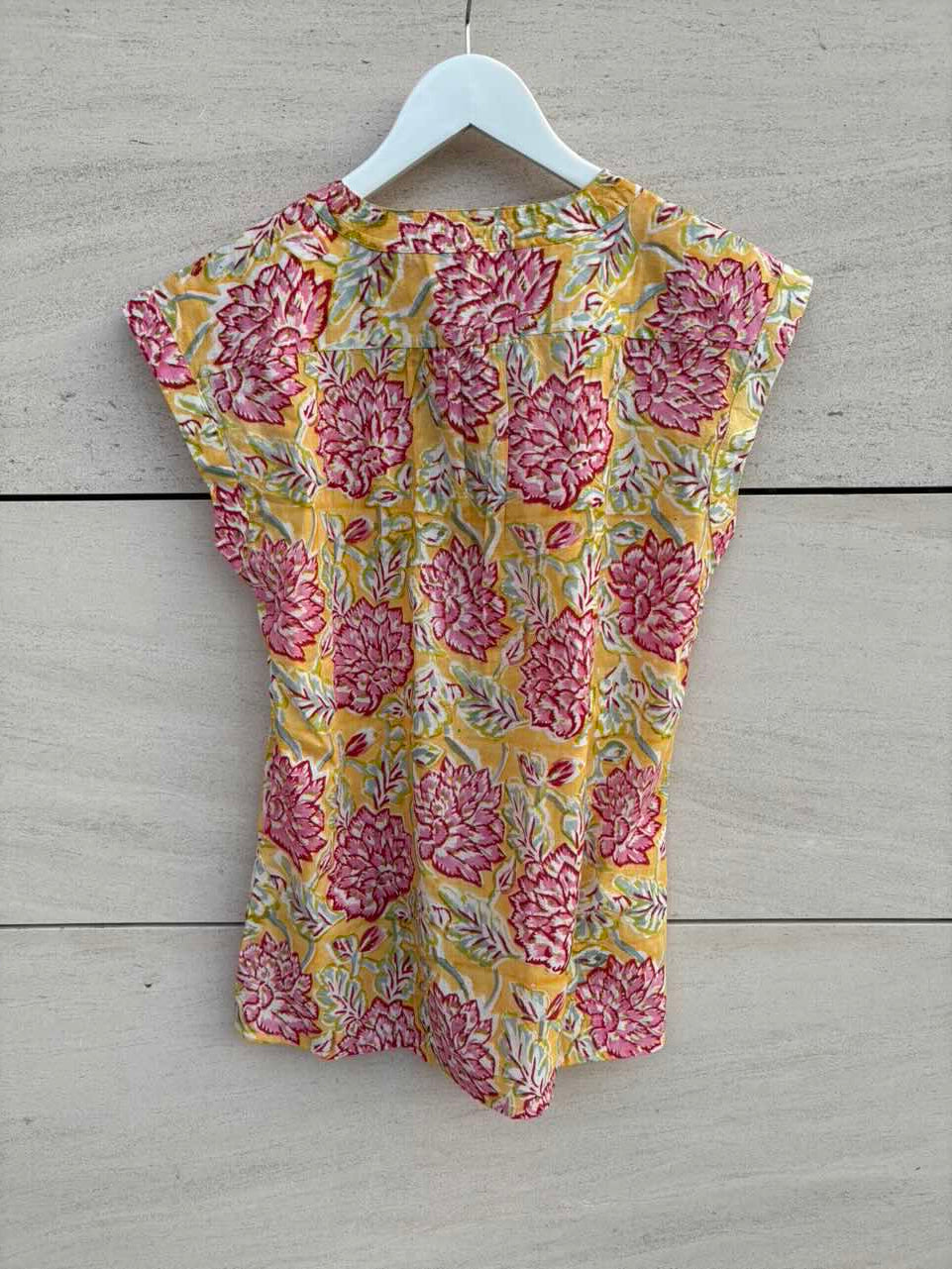 Blusa algodón estampada