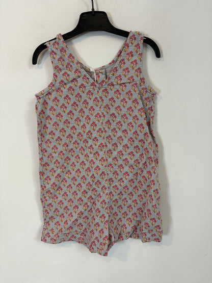 Mono niña estampado algodón T 5 años