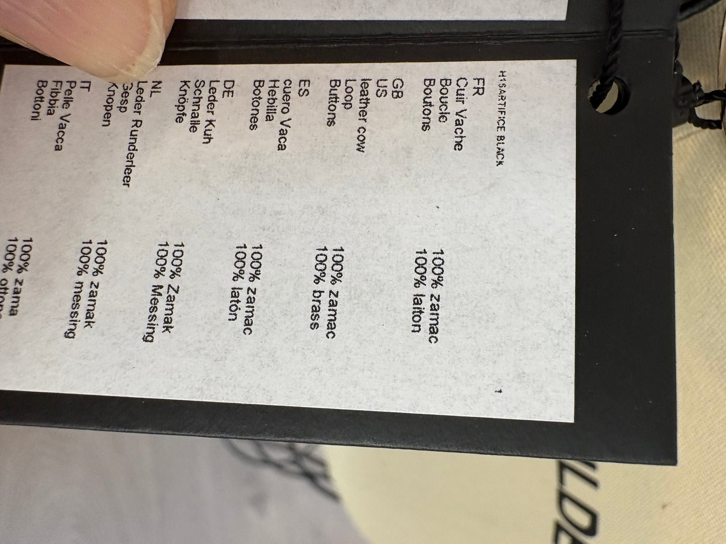 MAJE. Fringed leather belt. YOUR