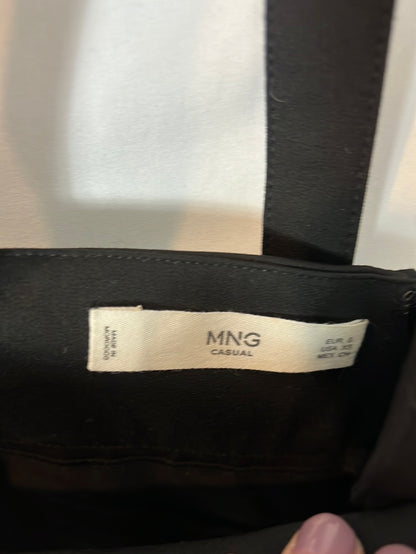 MANGO. Black skirt with suspenders. TS