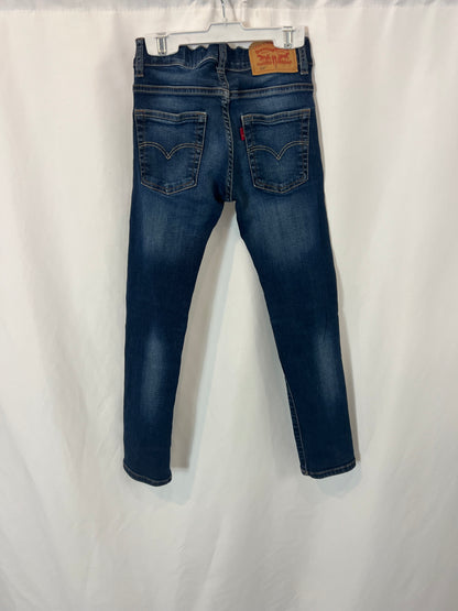 LEVI'S. Dark stretch skinny denim. Size 8 years