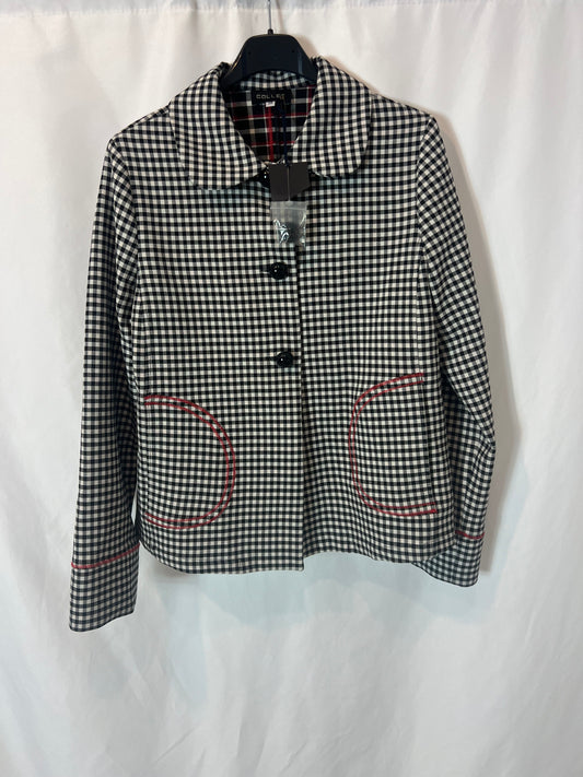 COLLECT. Chaqueta cuadros detalle bolsillos. T 38