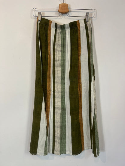 OTRAS. Falda midi rayas TU (36)