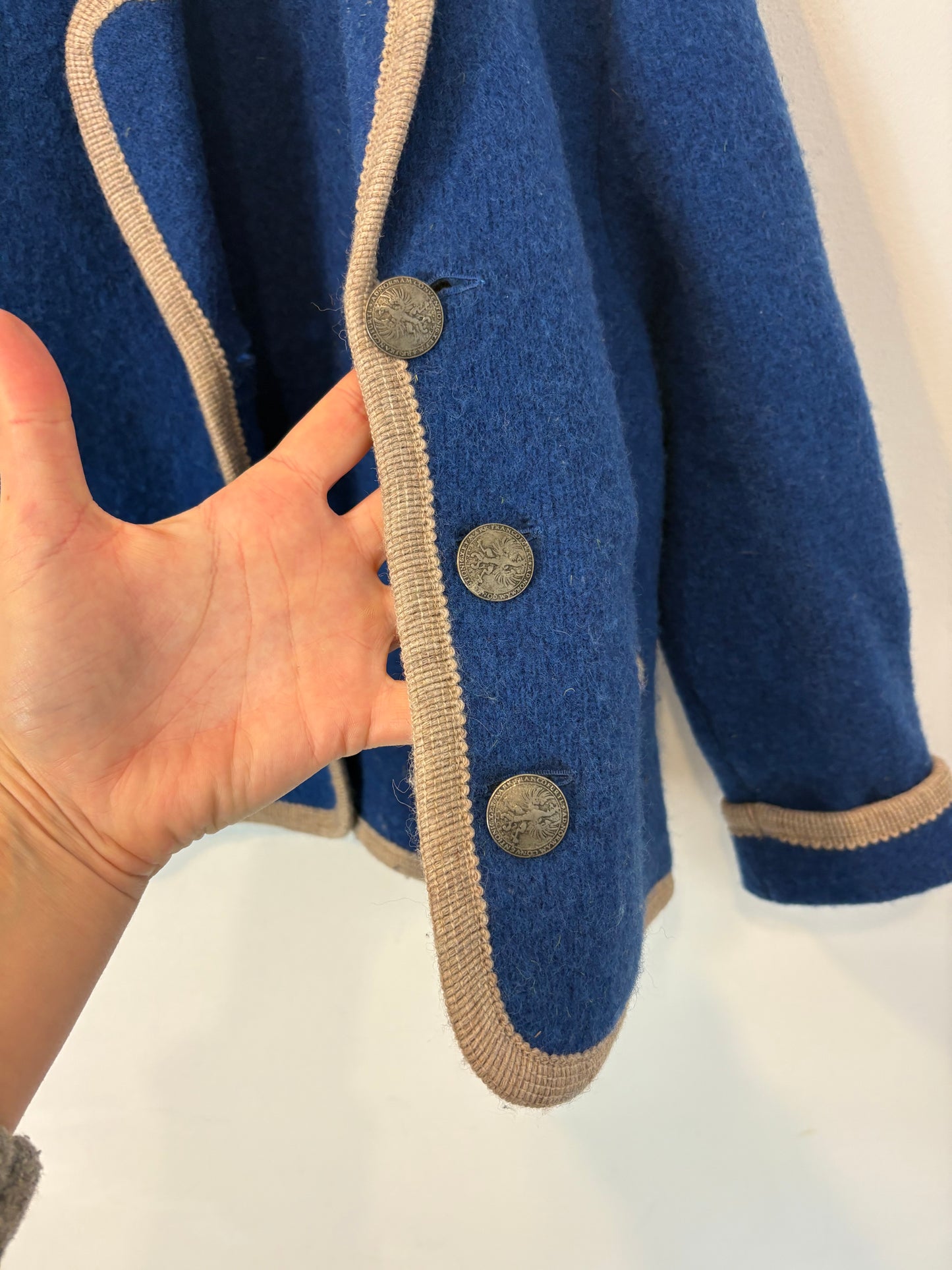 OTRAS. Austriaca azul lana niños. T 6-7 años