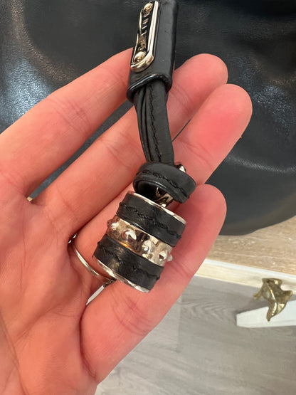 CELINE. Bolso negro piel mediano