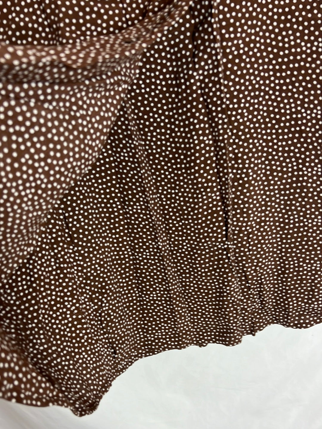 MANGO. Falda midi lunares T.xs