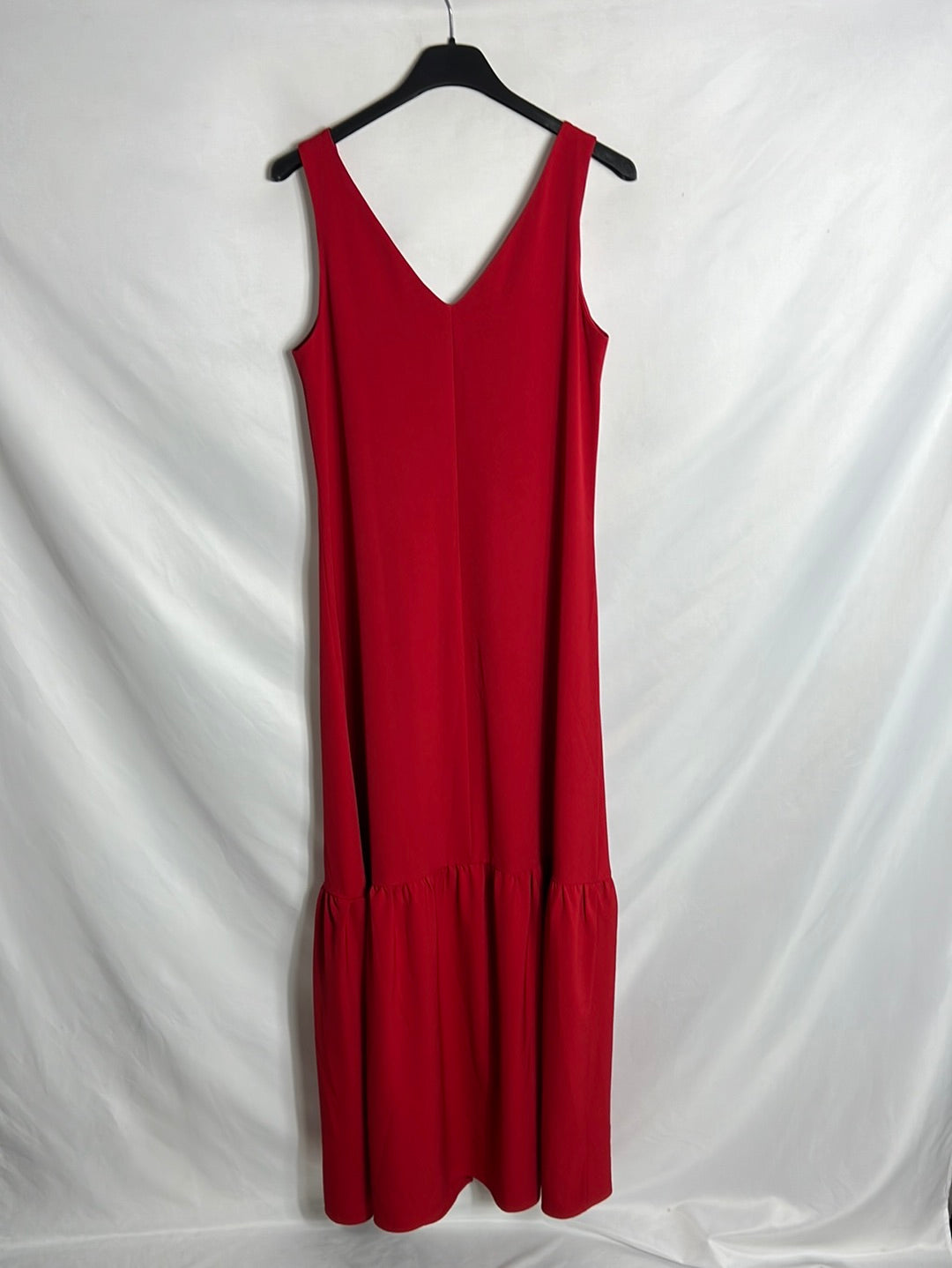 CUPLÉ. Vestido rojo botones T.xs