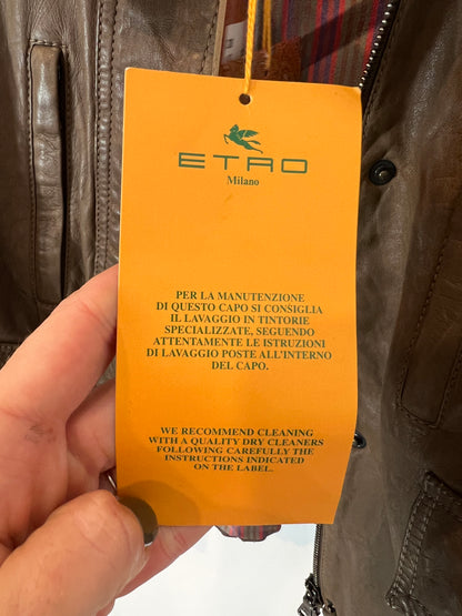 ETRO. Chaqueta marrón T.40 (34/36)