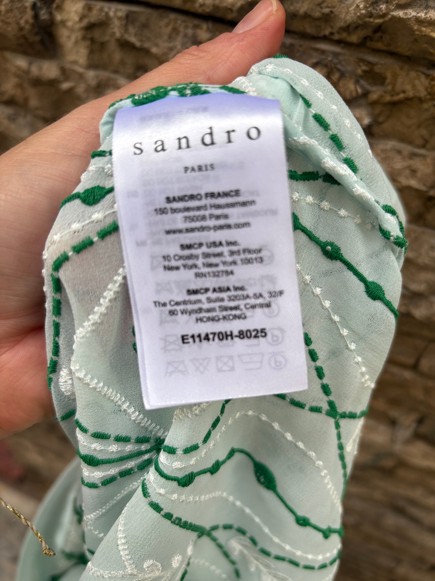 AMEÉ. Sleeveless fringed sweater S.(s)