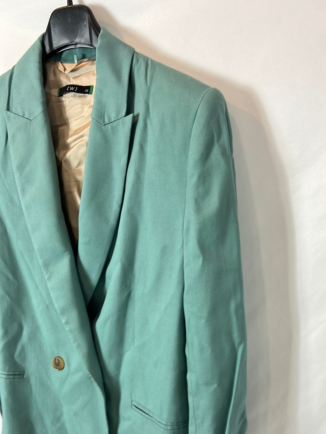 EL  CORTE INGLÉS. Blazer fluida azul T.xs