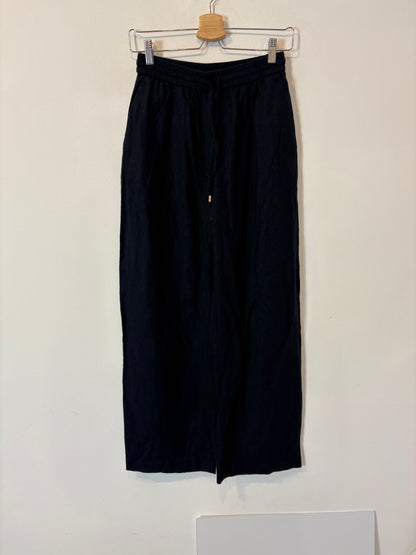 ZARA. Pantalón azul  fluido mezcla