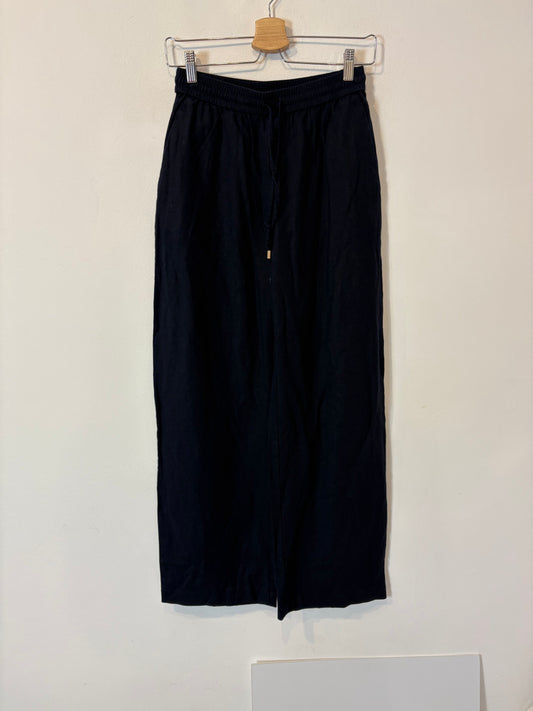 ZARA. Pantalón azul  fluido mezcla