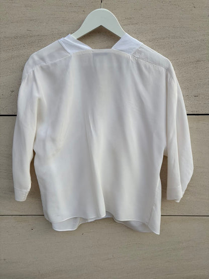 MASSIMO DUTTI. Short green skirt with pocket T.xs