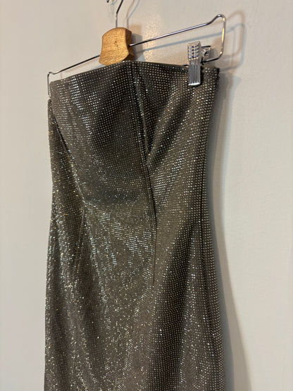 ZARA. Vestido corto palabra de honor