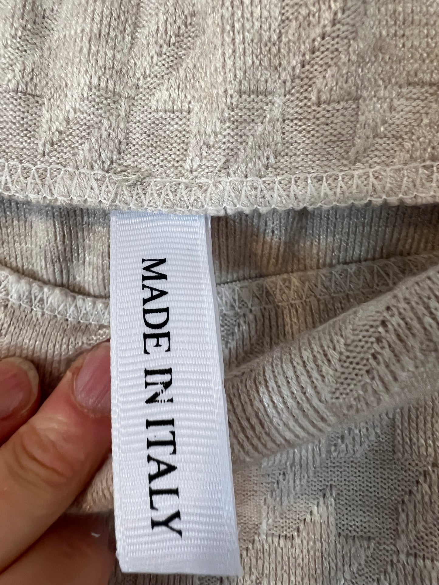 OTHERS. Beige knit set T.xs