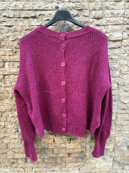 ZARA. Black stretch knit top. TL