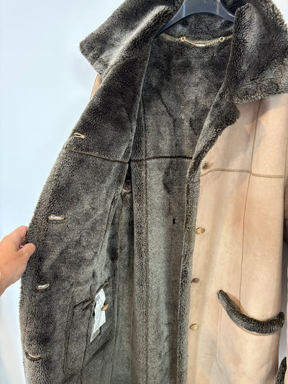 BARONIA. Vintage double-textured coat, size 38