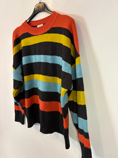 CARMELA CARAMELA. Jersey rayas colores merino