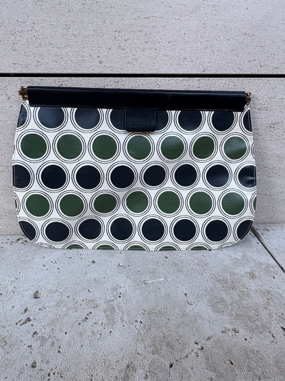 MARNI. Cartera de mano estampado retro