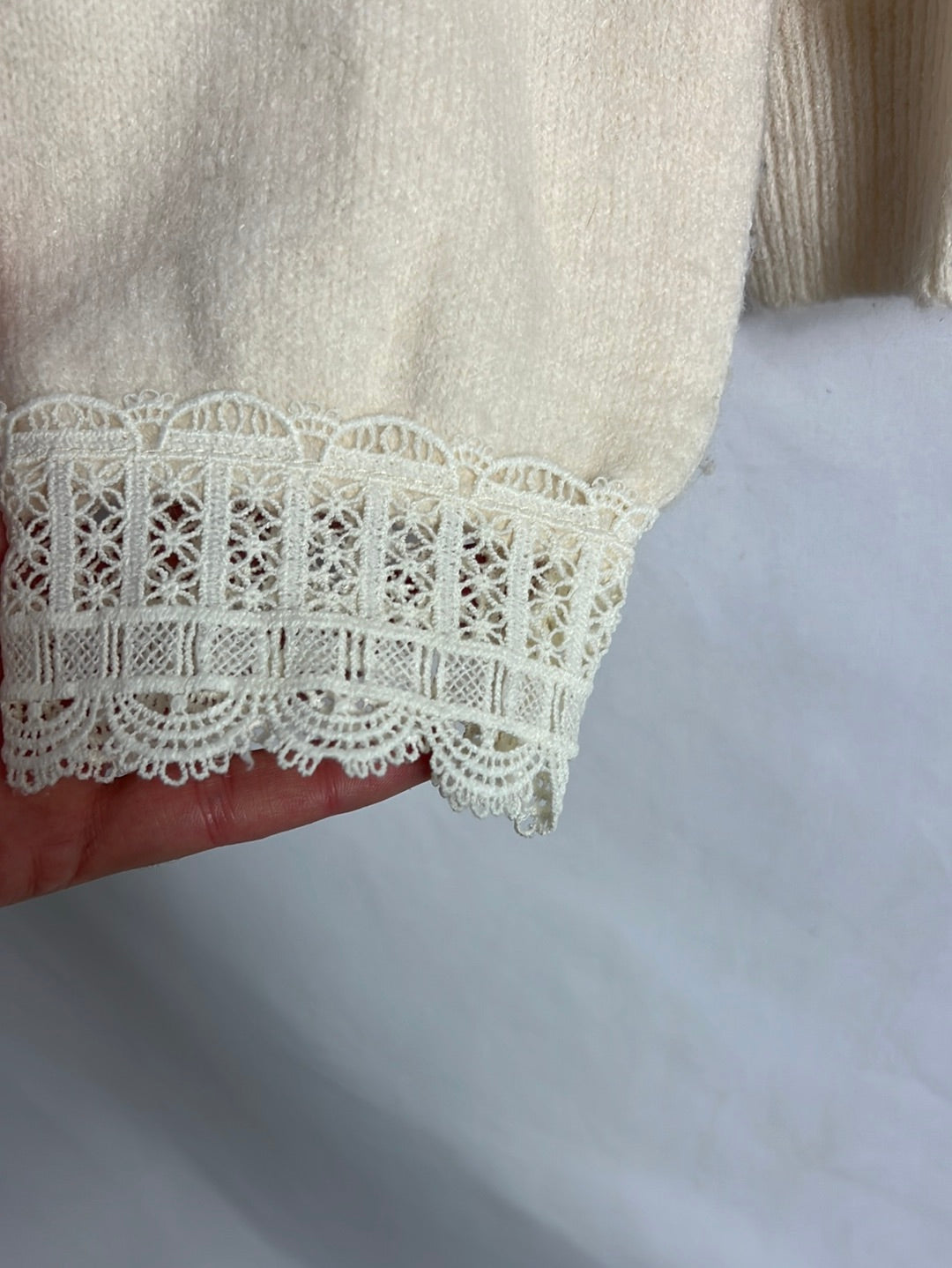 Y. TWO. Rebeca beige claro detalles. TU (s/m)