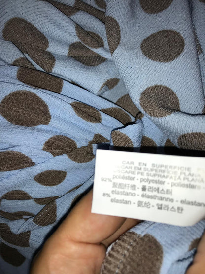 ZARA. Mustard textured back top. TS