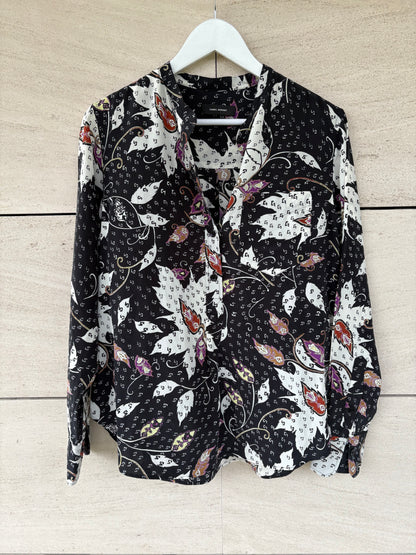 ISABEL MARANT. Blusa estampada seda