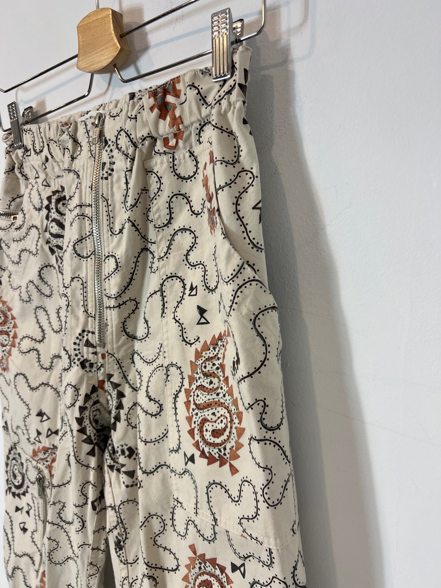 ISABEL MARANT. Printed cargo pants size 34