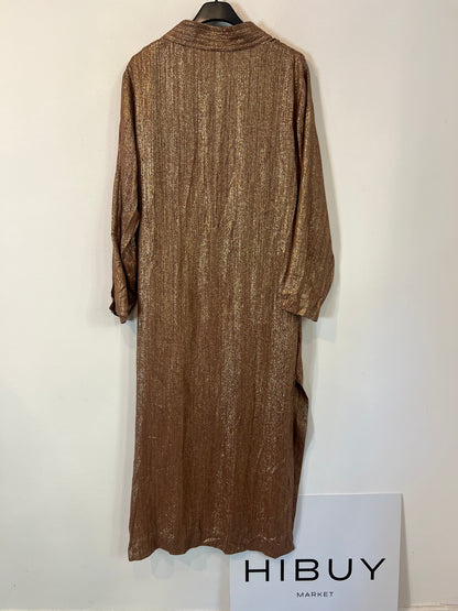 MAKSU. Kimono ocre hilos T.m