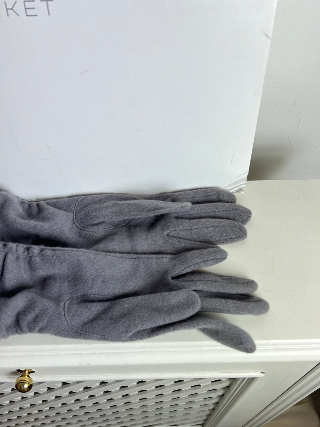 CARAMELO. Guantes largos Lana. T U