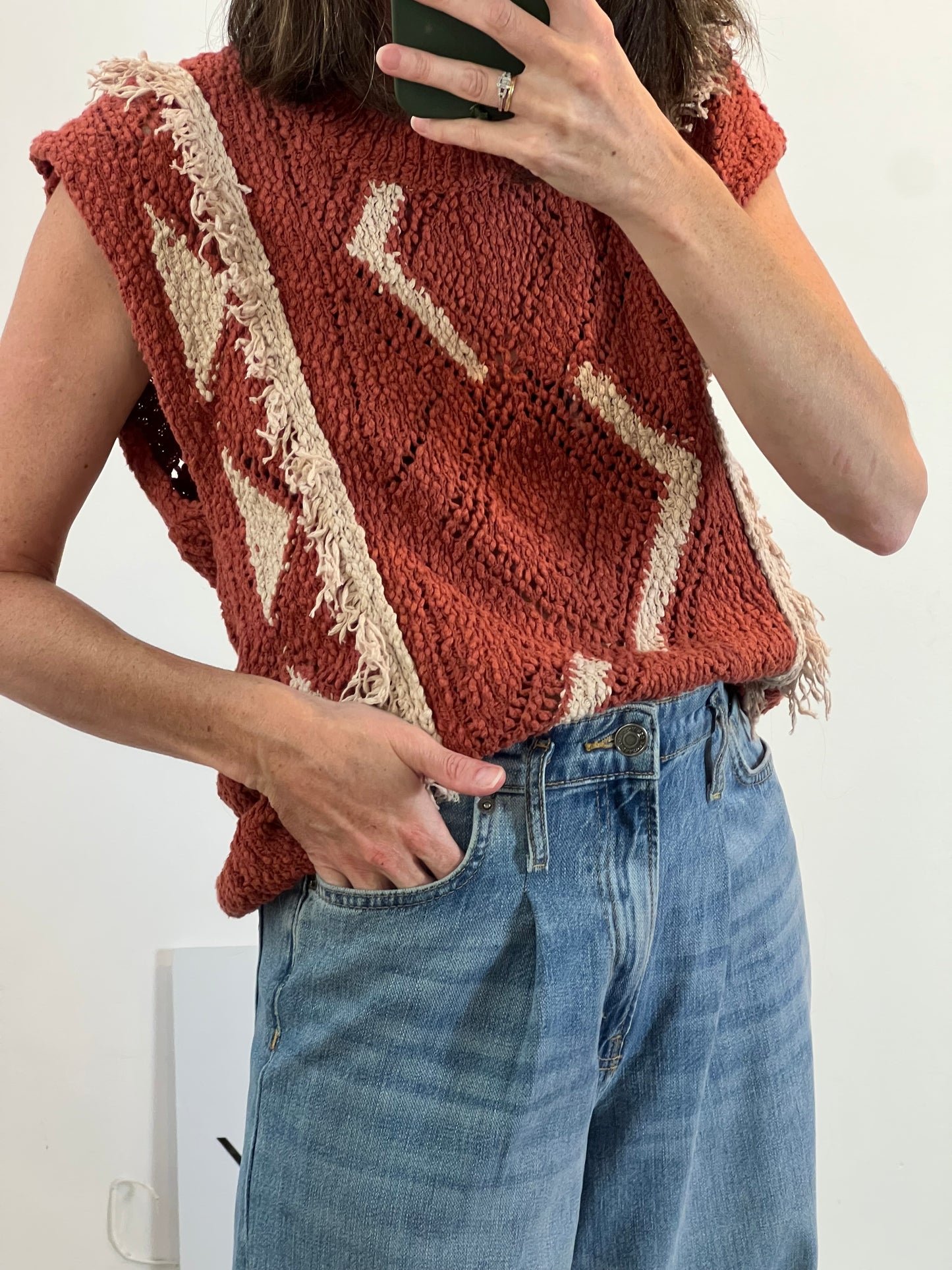 INTROPIA. Top punto bicolor T.l