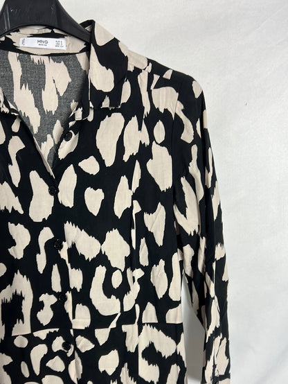 MANGO. Vestido midi aperturas . T S