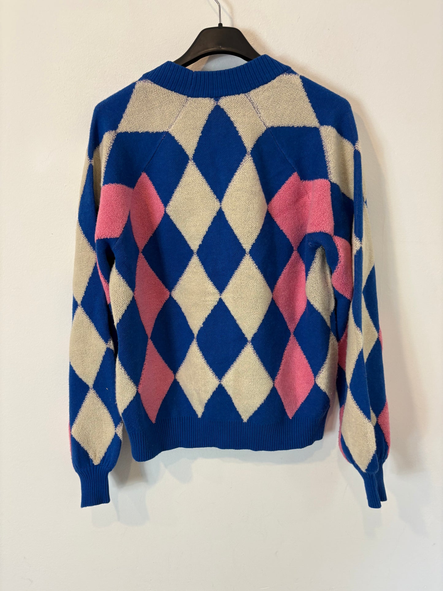 YAS. Chaqueta punto rombos. T S