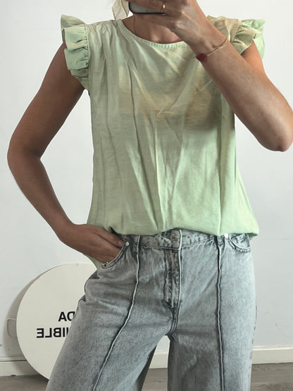 OTHERS. Green buttoned top YOUR(S)