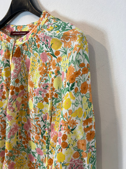 COMPTOIR DES COTONNIERS. Flowing floral blouse. T 36