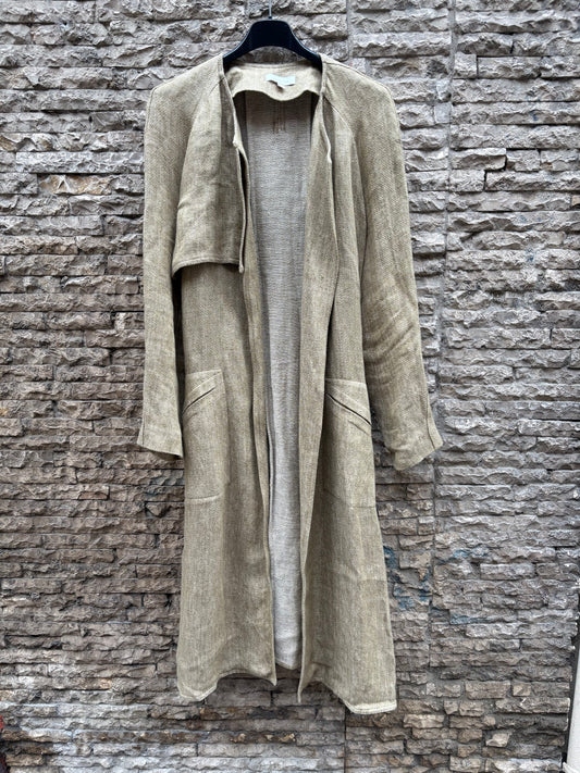 INTROPIA. Chaqueta ligera lino rústico