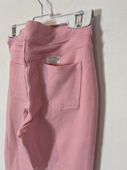 TEX. Jegging rosa claro elástico. T 7-8 años