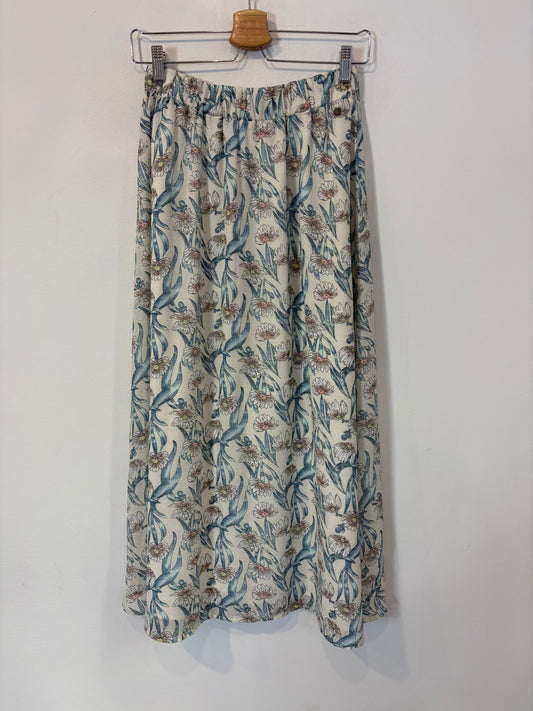 NÜMPH. Falda larga estampada