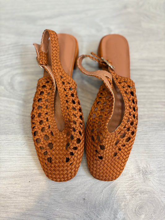 TINTORETTO. Zapato caldero trenzado. T 39