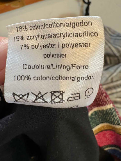 Falda corta cruzada multicolor