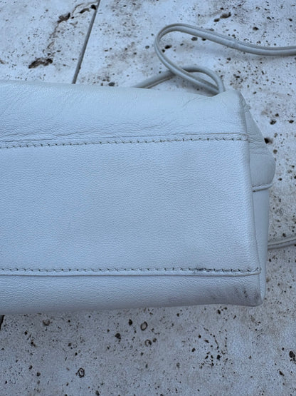 MASSIMO SUTTI. Bolso piel doble asa