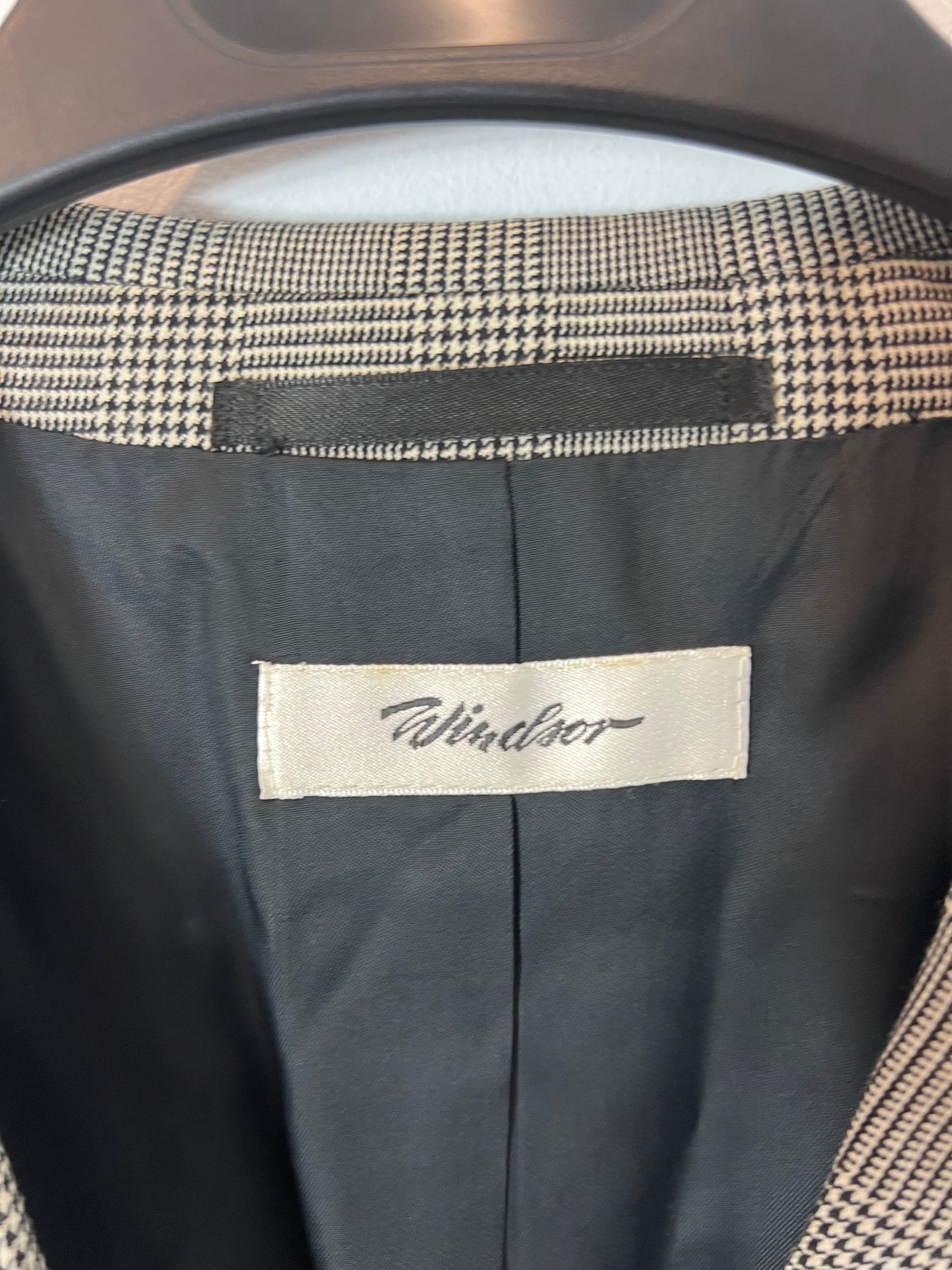 WINDSOR. Blazer lana pata de gallo. T 38