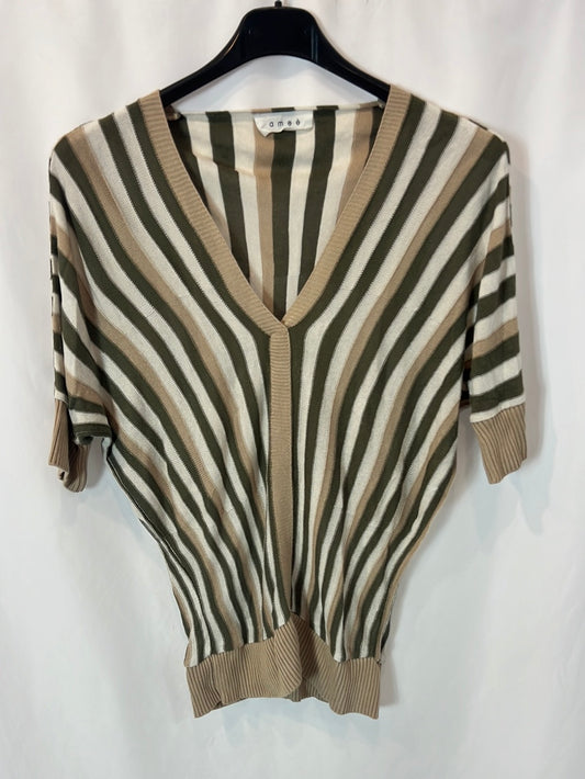 AMEÉ. Striped knit top YOUR(S)