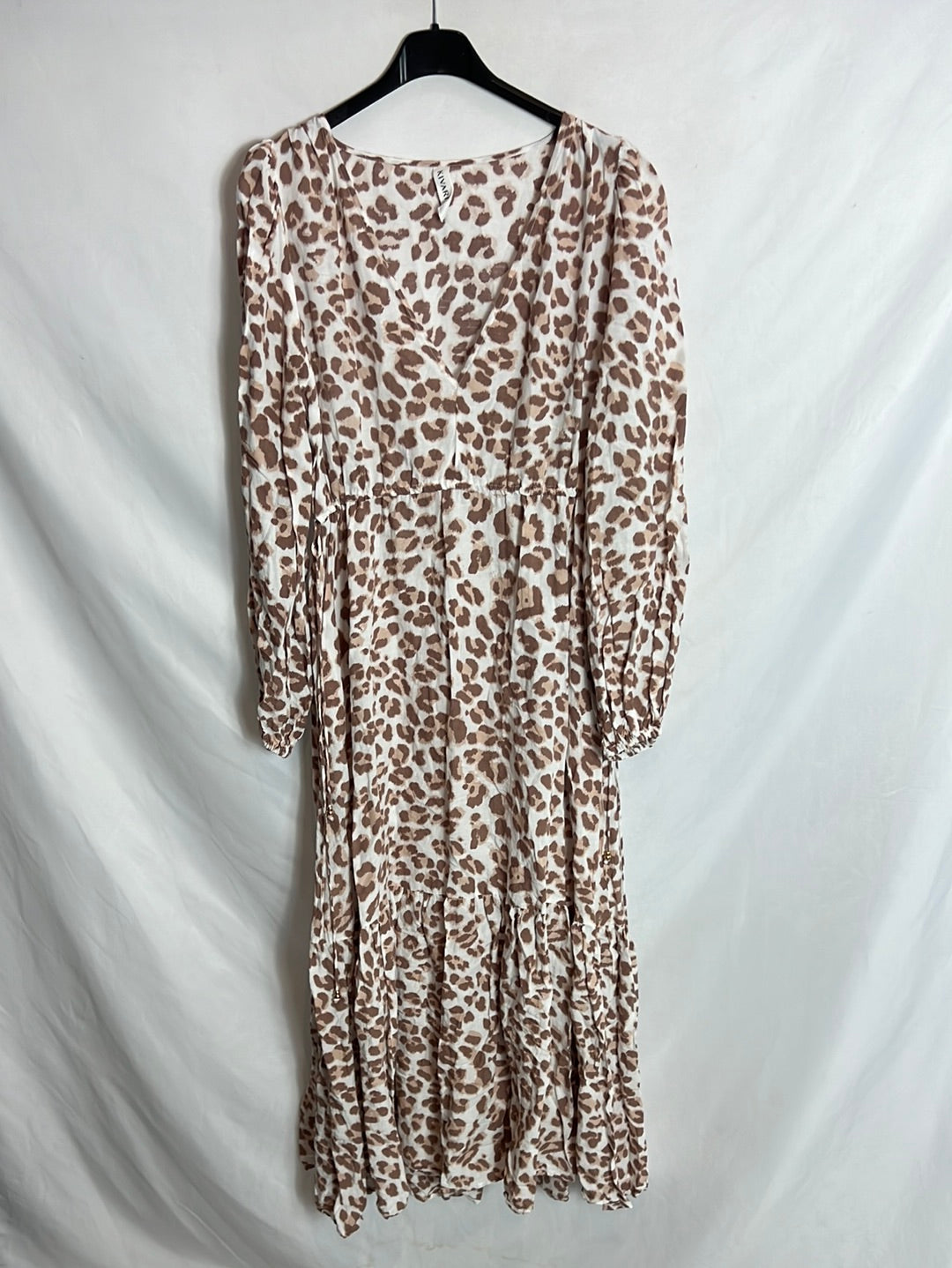 KIVARI. Vestido largo print T.4(XS/S)