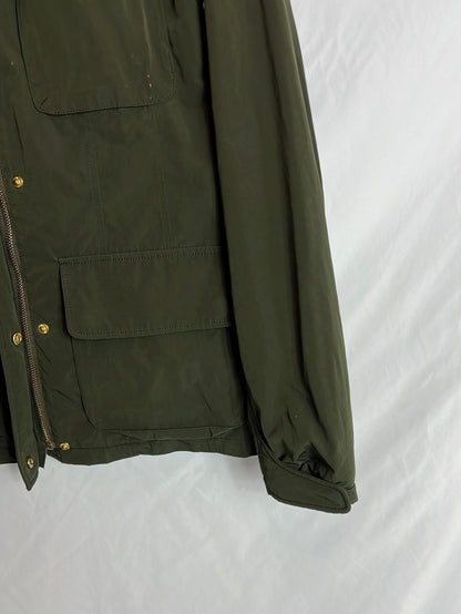 HENRY ARROWAY. Parka verde impermeable T.s