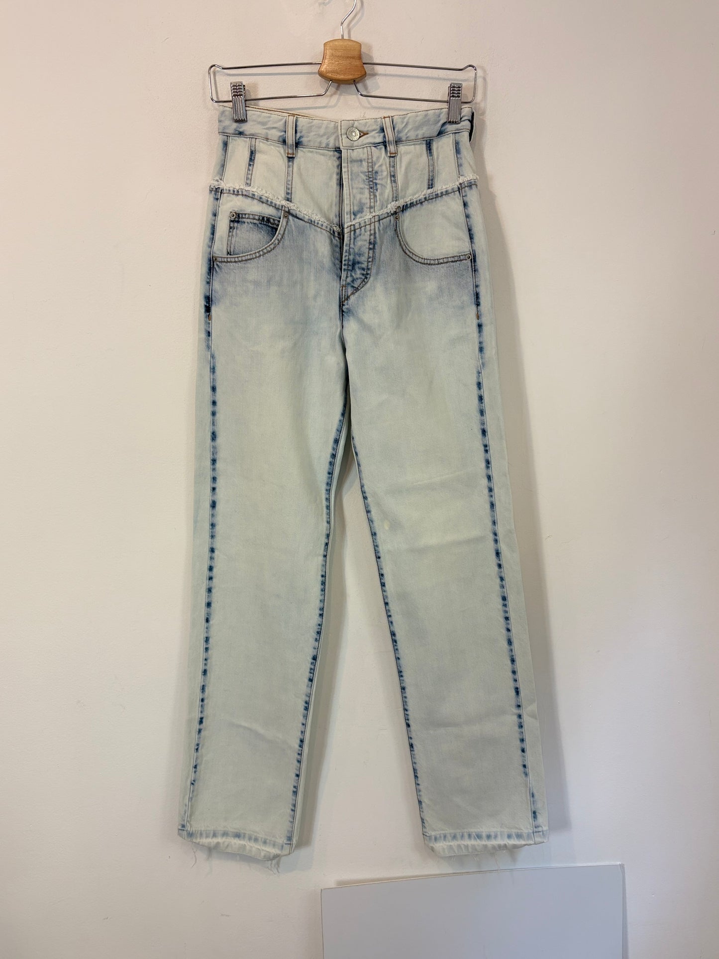 ISABEL MARANT. Denim claro abotonado